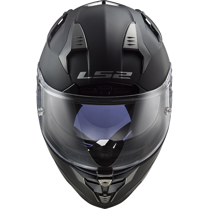 BLACK LS2 FF327 CHALLENGER SOLID MATTE