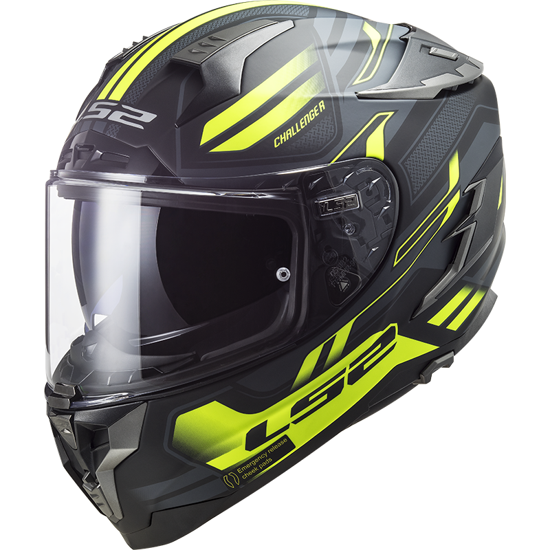 COBALT H-V YELLOW LS2 FF327 CHALLENGER SPIN MATTE
