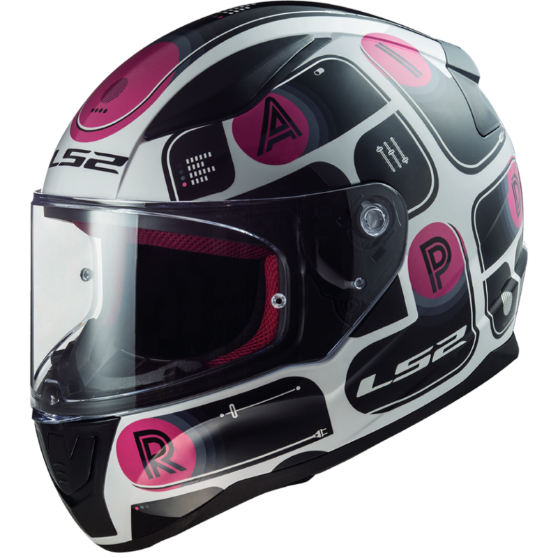 BLACK PINK LS2 FF353 RAPID BRICK GLOSS