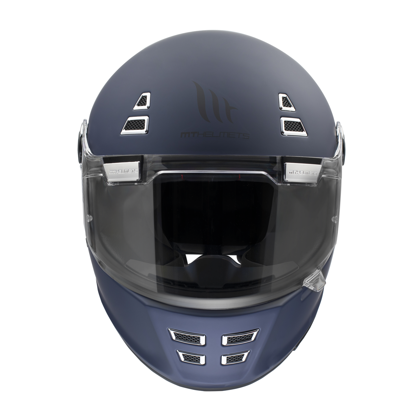 BLUE & SILVER JARAMA SOLID A7 MATTE