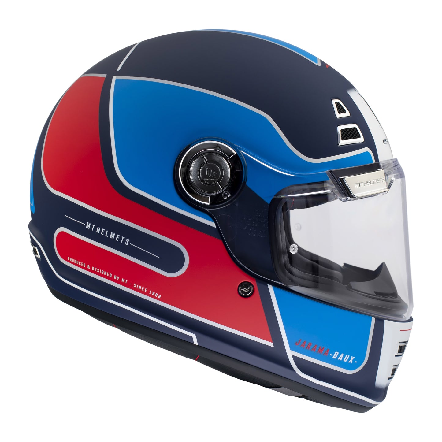 BLUE & RED JARAMA BAUX D7 MATTE