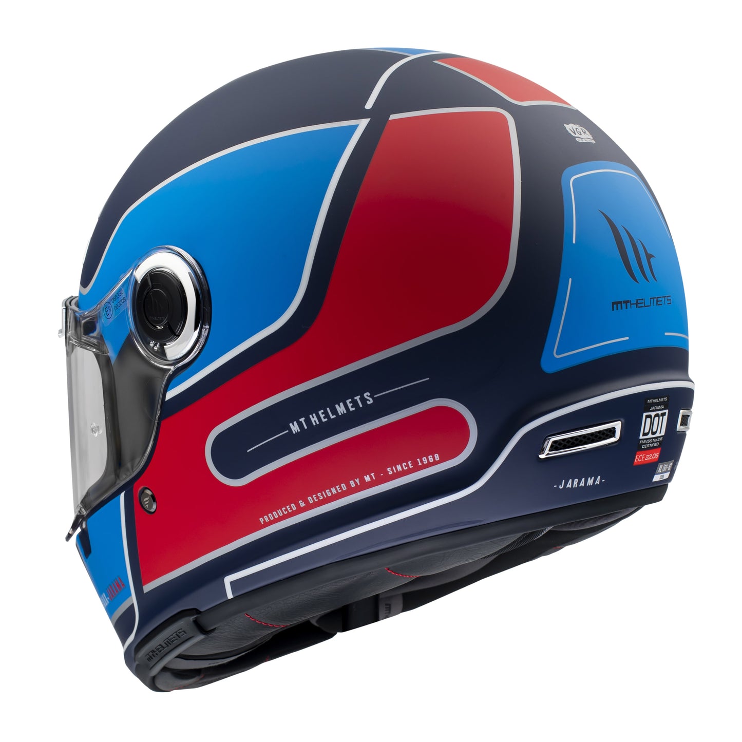 BLUE & RED JARAMA BAUX D7 MATTE