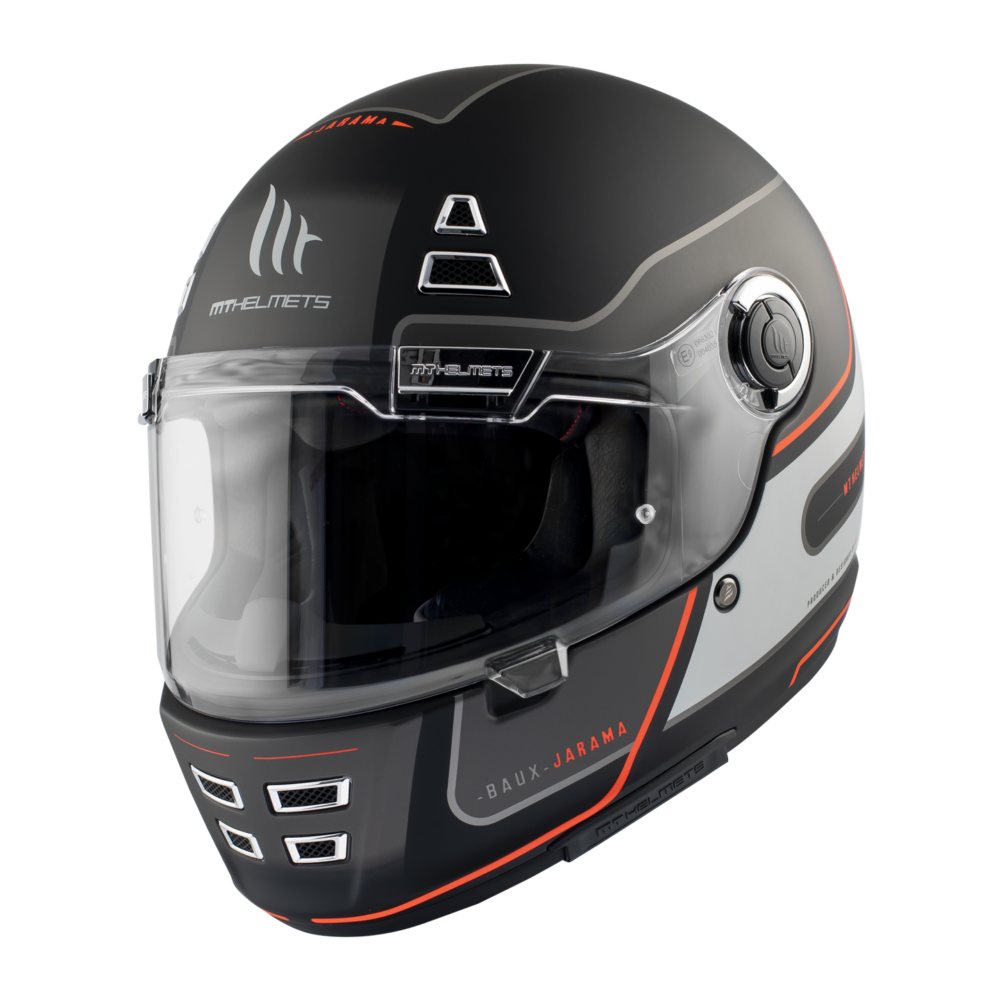 BLACK GREY & RED JARAMA BAUX E15 MATTE