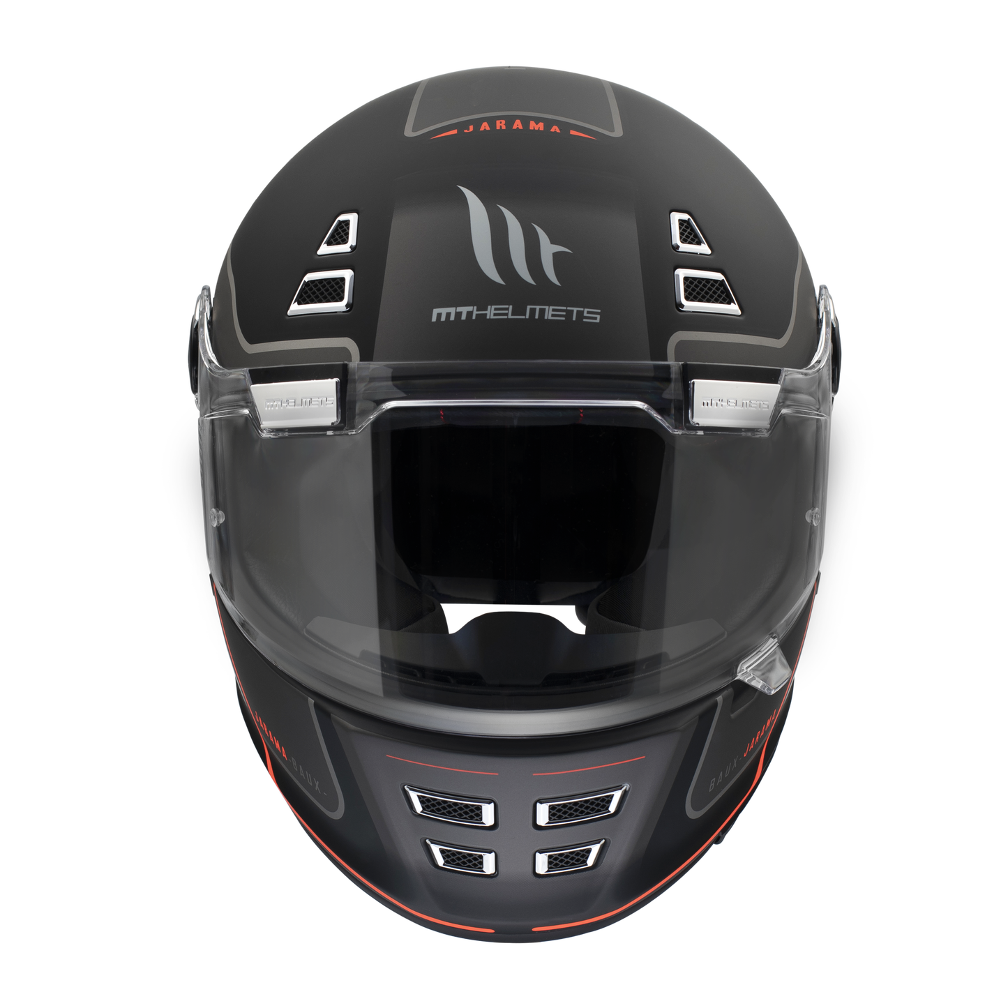 BLACK GREY & RED JARAMA BAUX E15 MATTE