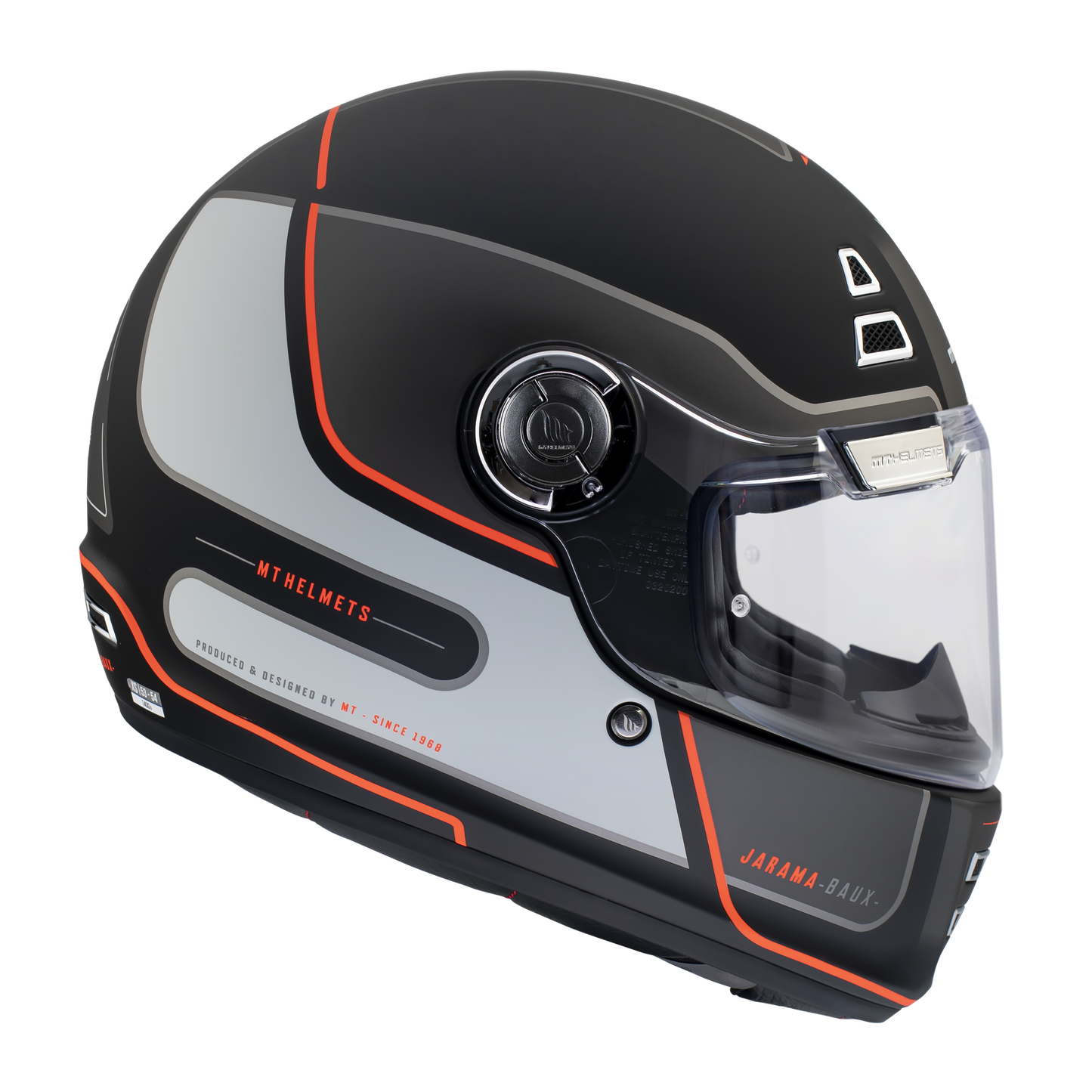 BLACK GREY & RED JARAMA BAUX E15 MATTE