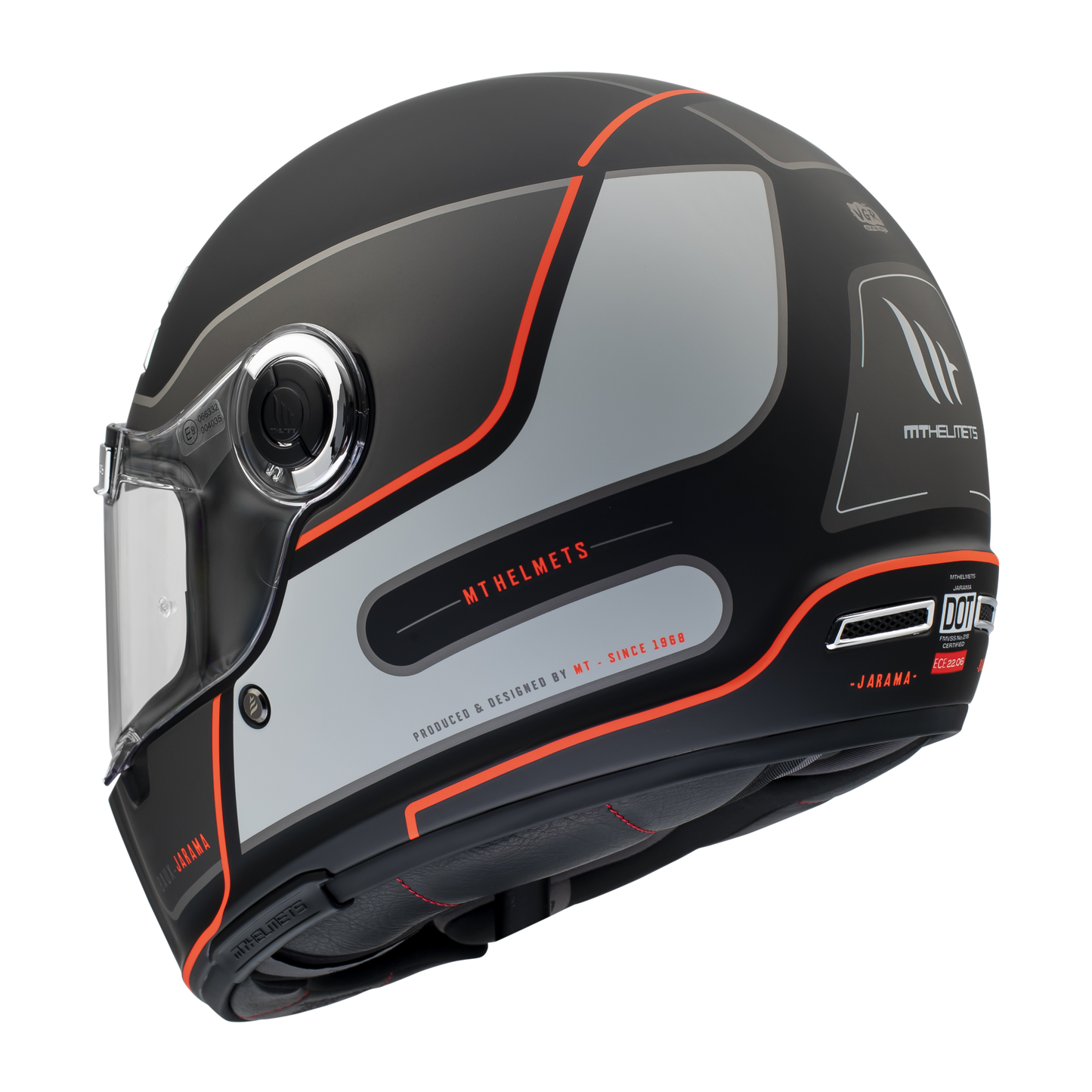BLACK GREY & RED JARAMA BAUX E15 MATTE