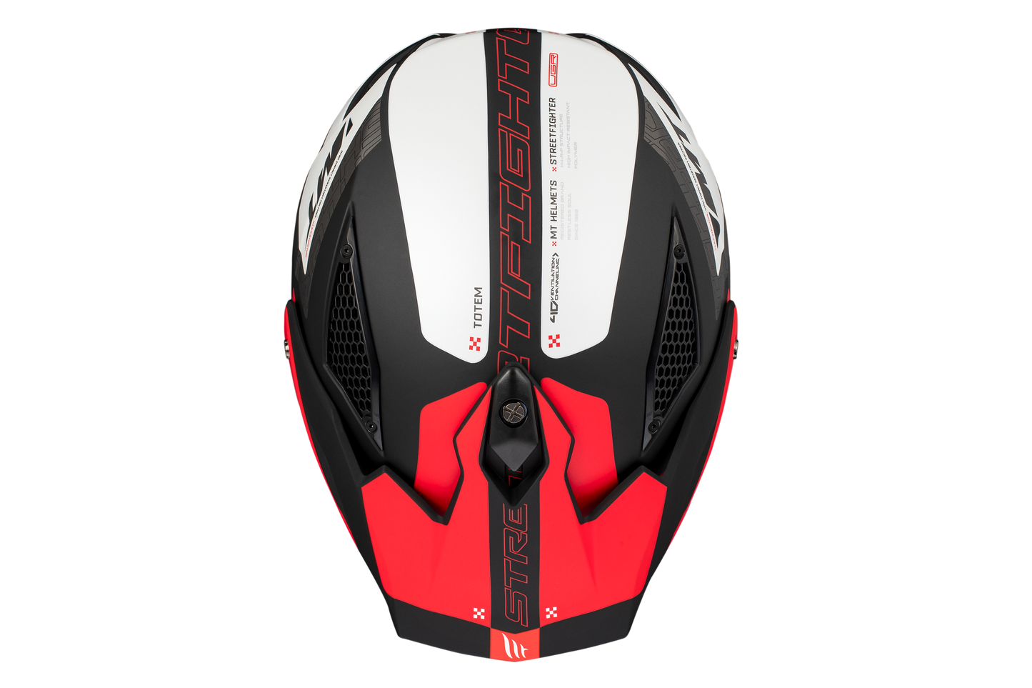 RED & BLACK STREETFIGHTER SV S TOTEM B15 MATTE
