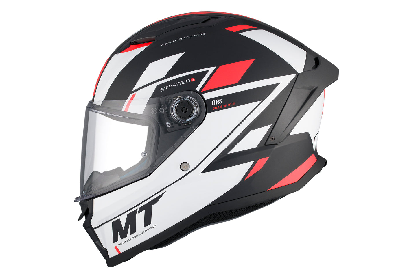 WHITE BLACK & RED STINGER 2 ZIVZE B5 MATTE