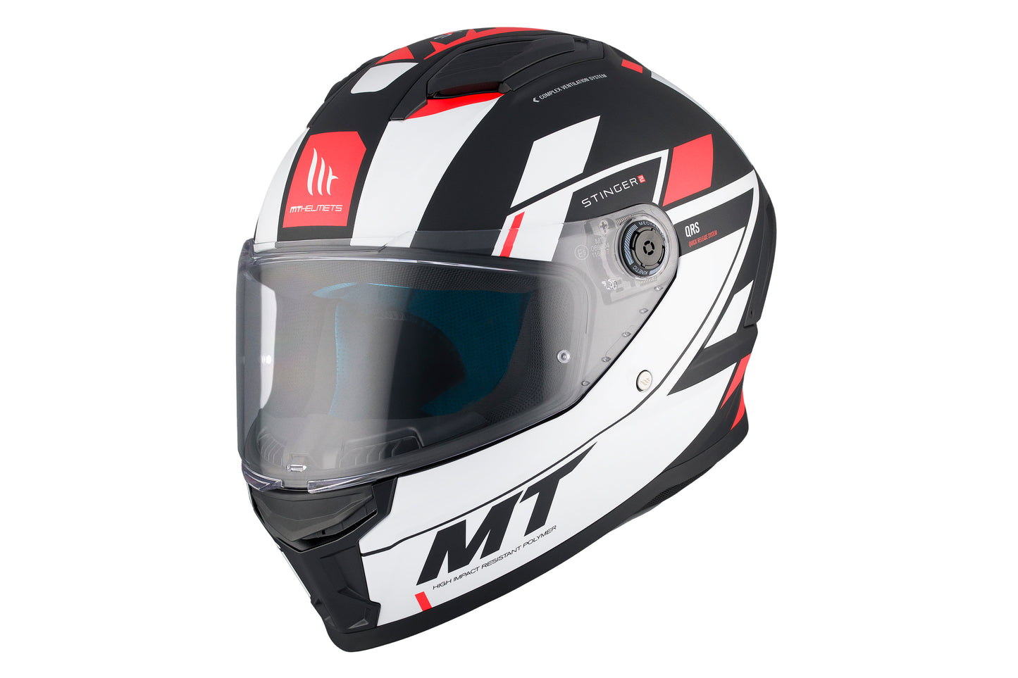WHITE BLACK & RED STINGER 2 ZIVZE B5 MATTE