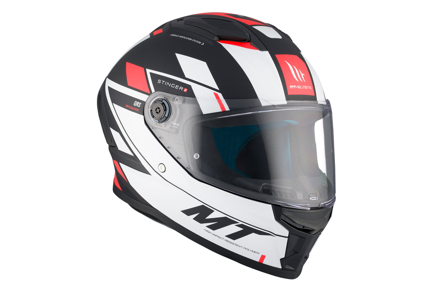 WHITE BLACK & RED STINGER 2 ZIVZE B5 MATTE