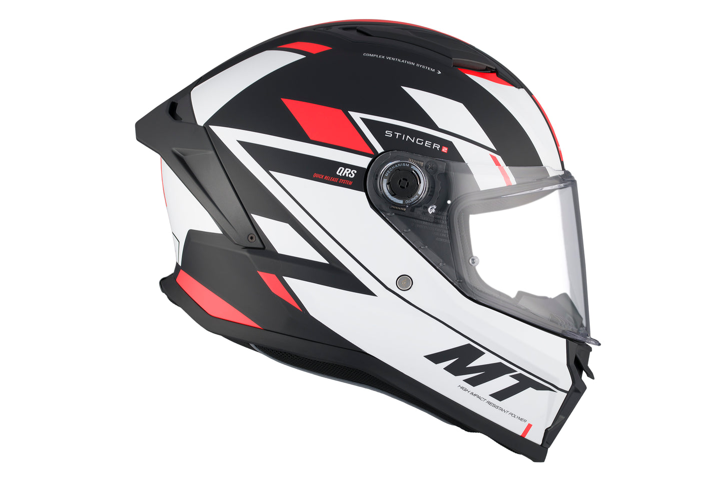 WHITE BLACK & RED STINGER 2 ZIVZE B5 MATTE