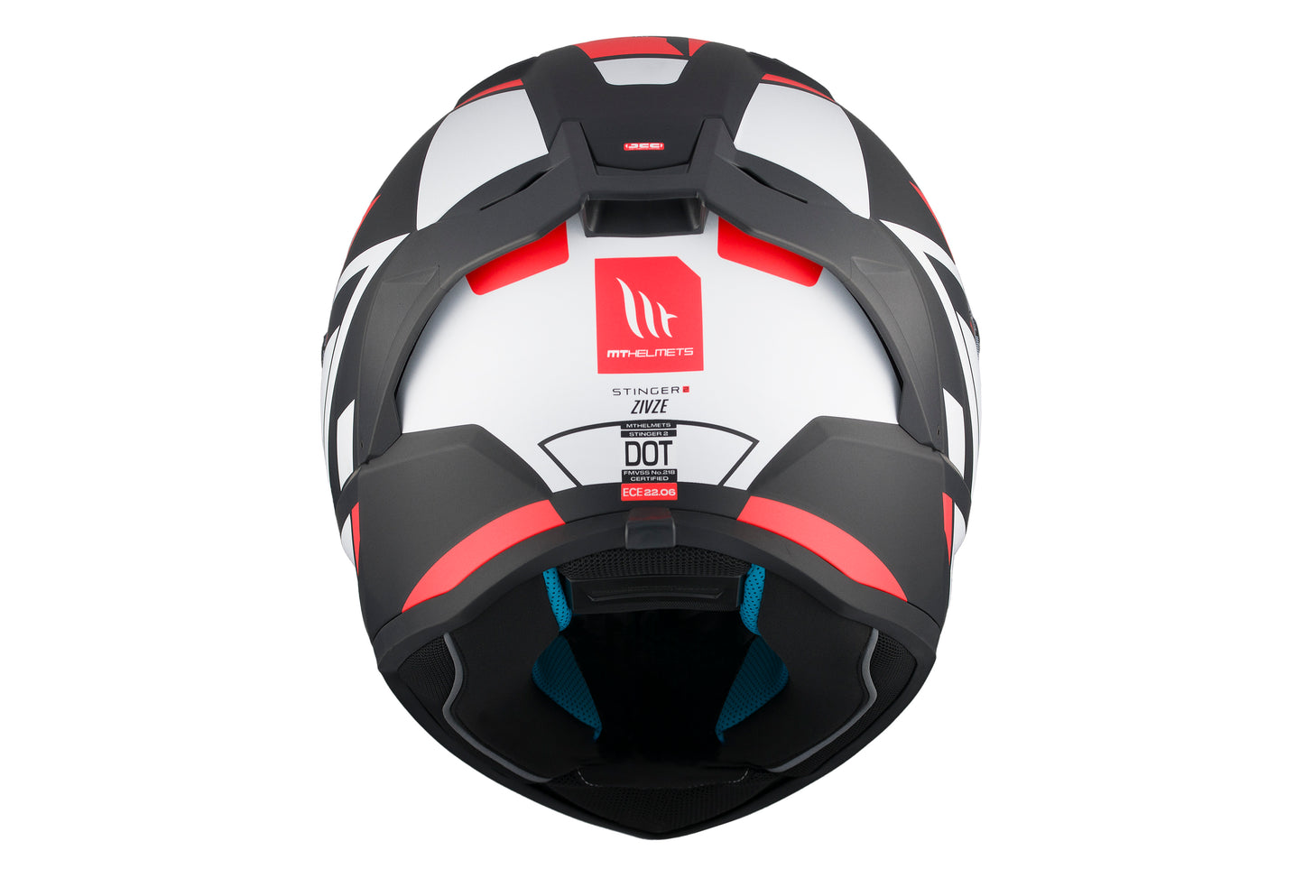 WHITE BLACK & RED STINGER 2 ZIVZE B5 MATTE