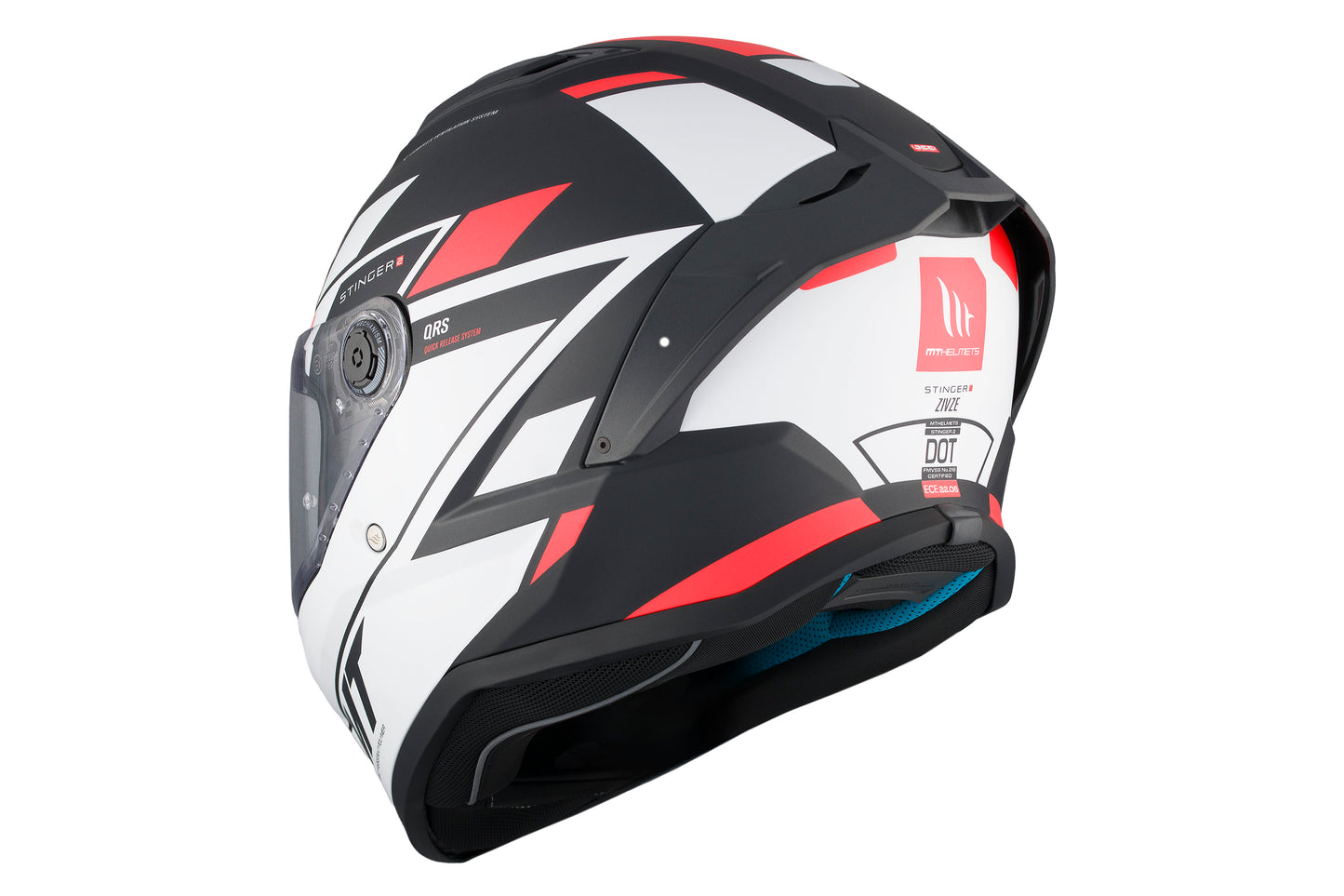 WHITE BLACK & RED STINGER 2 ZIVZE B5 MATTE