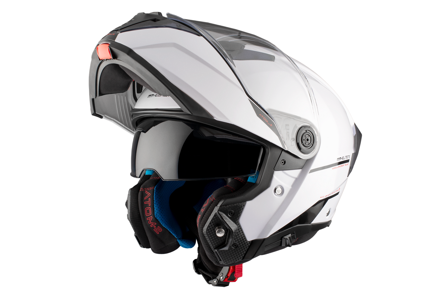 WHITE ATOM 2 SV SOLID A0 BLANCO GLOSS HELMET
