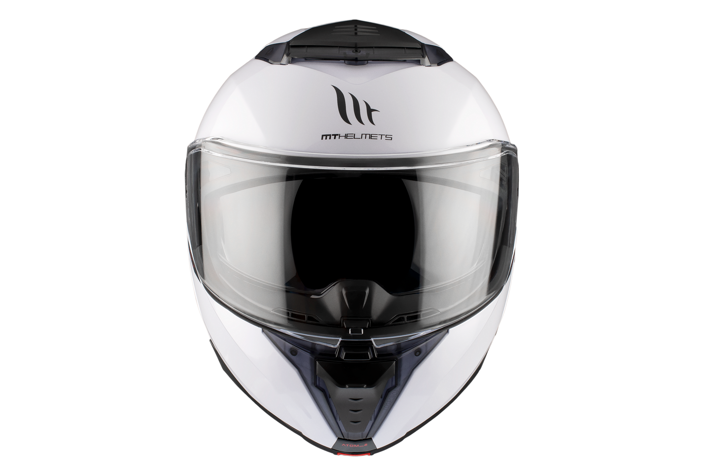 WHITE ATOM 2 SV SOLID A0 BLANCO GLOSS HELMET