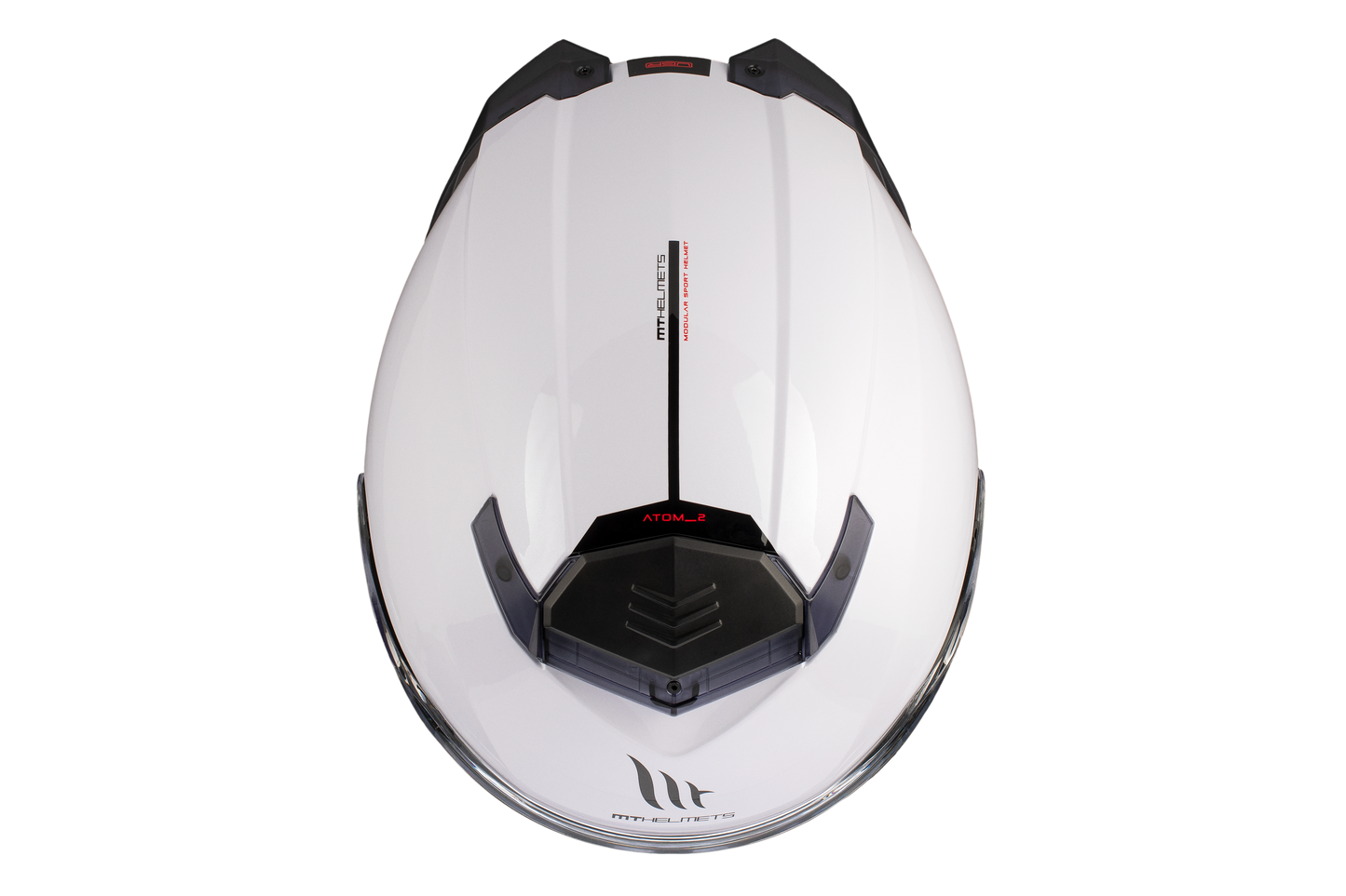 WHITE ATOM 2 SV SOLID A0 BLANCO GLOSS HELMET