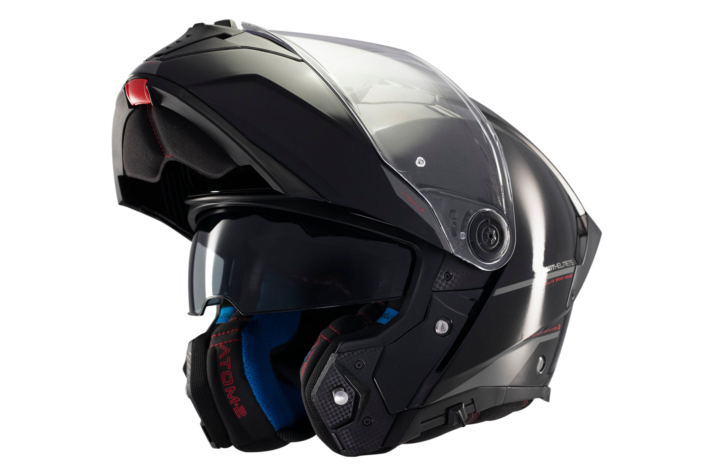 BLACK ATOM 2 SV SOLID A1 GLOSS HELMET