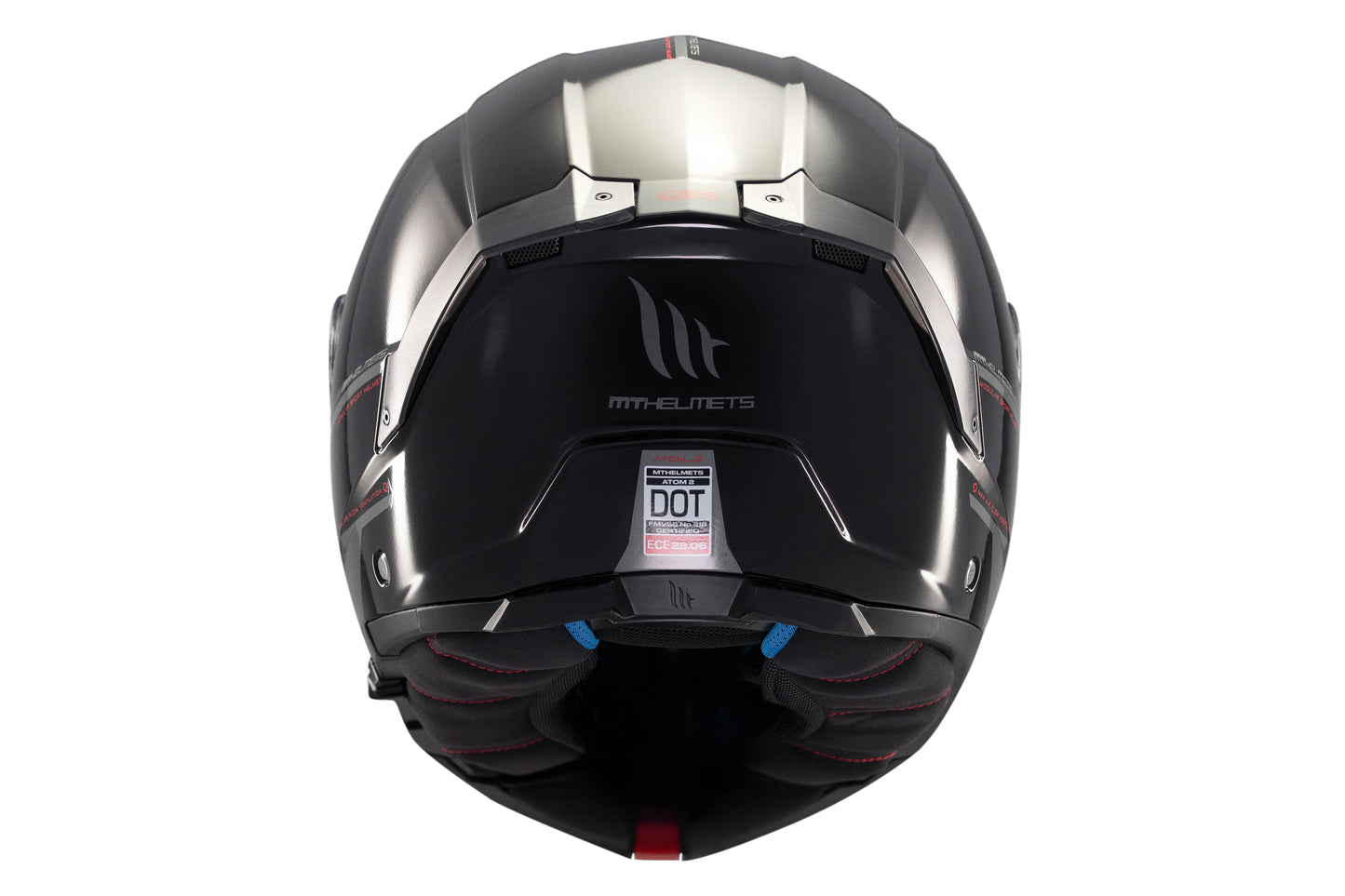 BLACK ATOM 2 SV SOLID A1 GLOSS HELMET