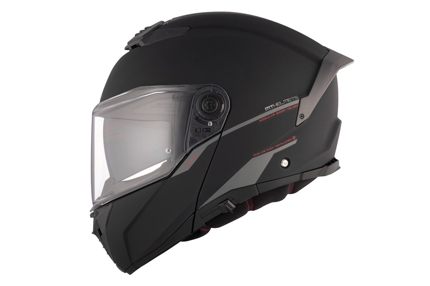BLACK ATOM 2 SV SOLID A1 MATTE HELMET
