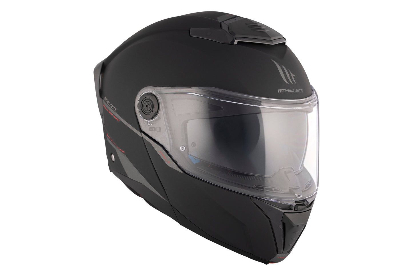 BLACK ATOM 2 SV SOLID A1 MATTE HELMET