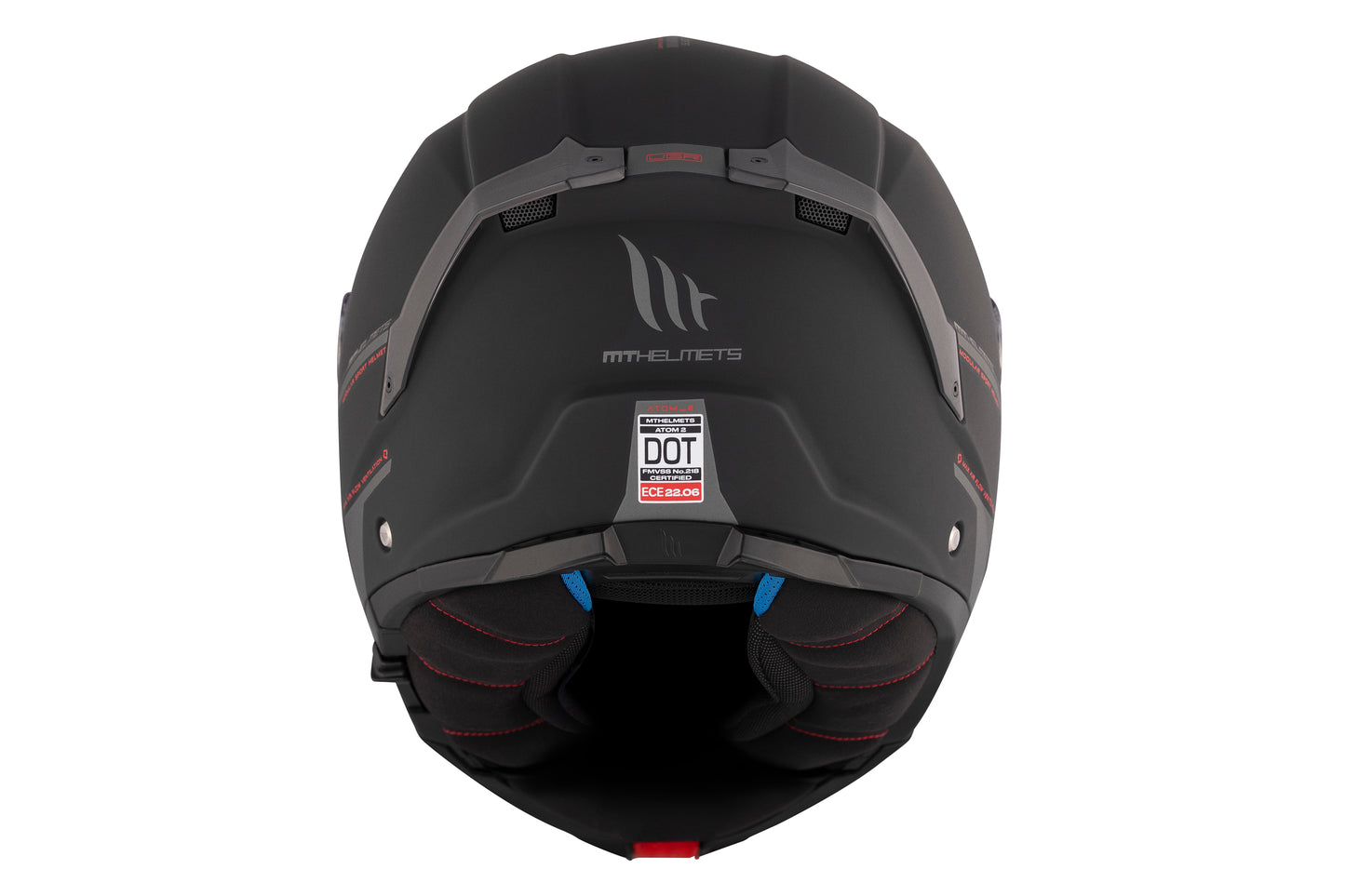 BLACK ATOM 2 SV SOLID A1 MATTE HELMET