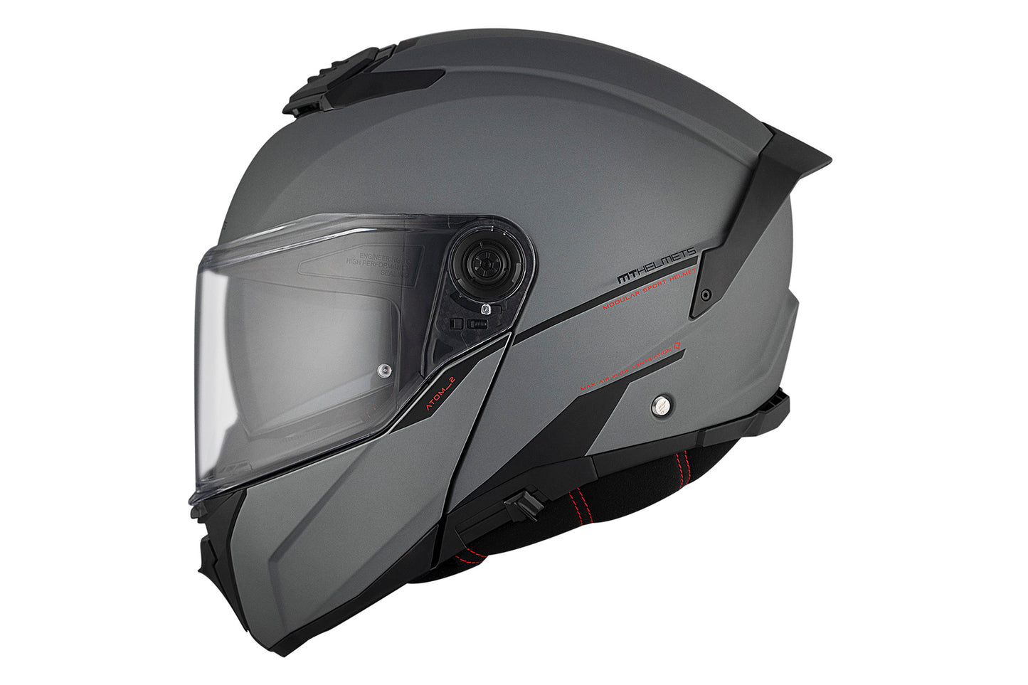 GREY ATOM 2 SV SOLID A2 TITANIO MATTE HELMET