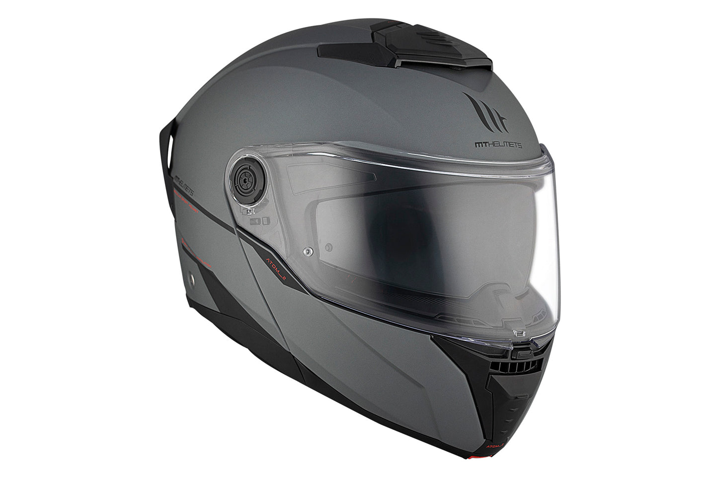 GREY ATOM 2 SV SOLID A2 TITANIO MATTE HELMET