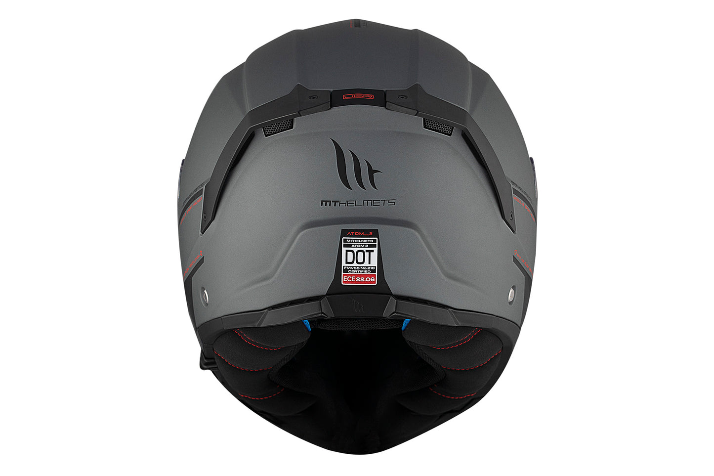 GREY ATOM 2 SV SOLID A2 TITANIO MATTE HELMET