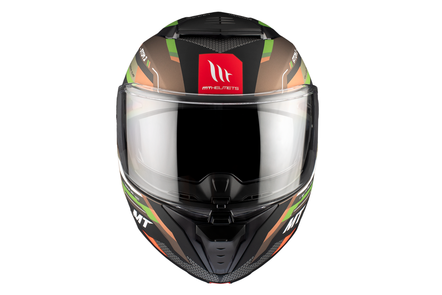 BROWN & GREEN ATOM 2 SV BAST A6 MATTE HELMET