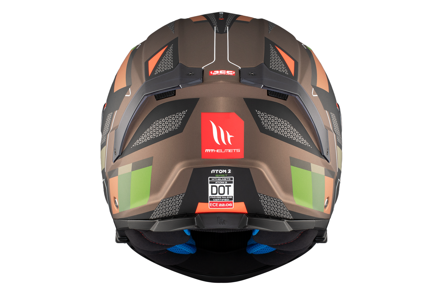 BROWN & GREEN ATOM 2 SV BAST A6 MATTE HELMET