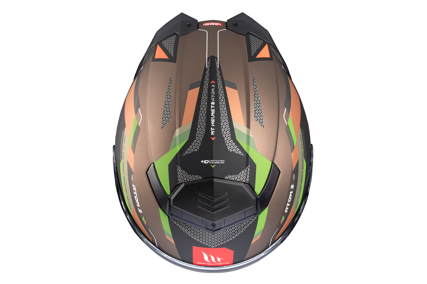 BROWN & GREEN ATOM 2 SV BAST A6 MATTE HELMET