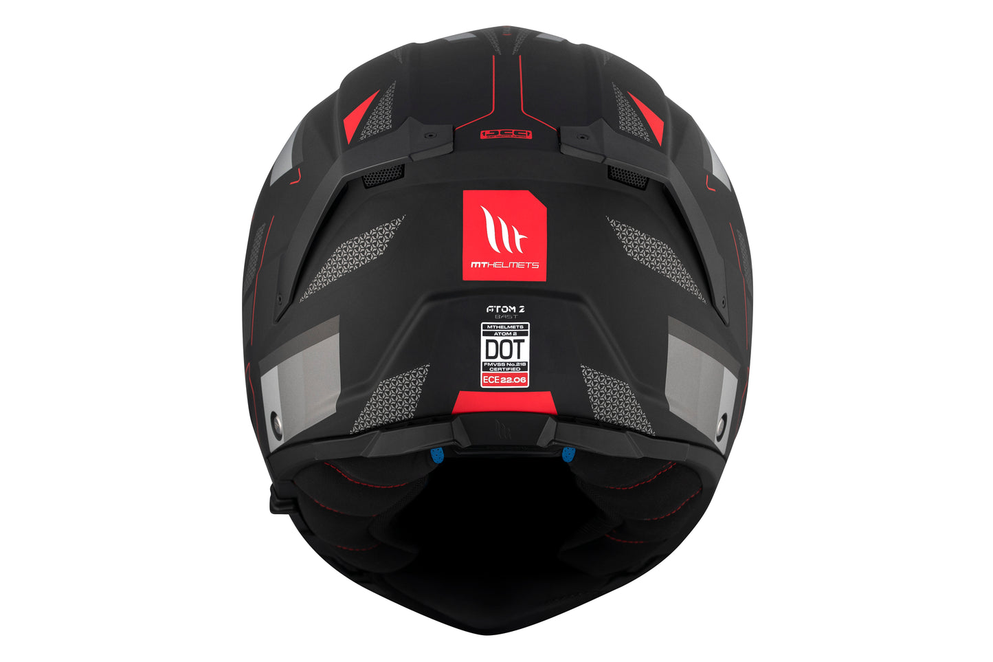 BLACK & GREY ATOM 2 SV D5 BAST MATTE HELMET