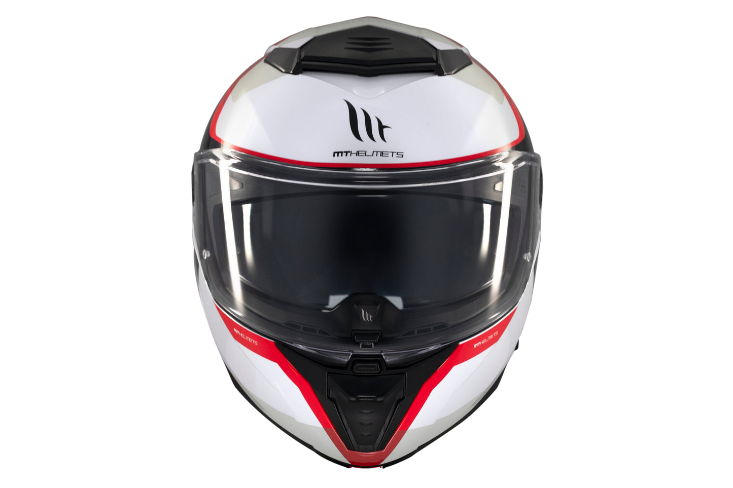 WHITE, BLACK & RED ATOM 2 SV EMALLA B0 MATTE HELMET