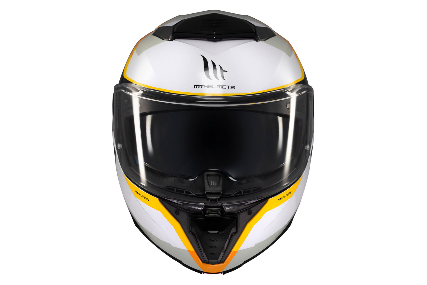 WHITE, BLACK & YELLOW ATOM 2 SV EMALLA B3 GLOSS HELMET
