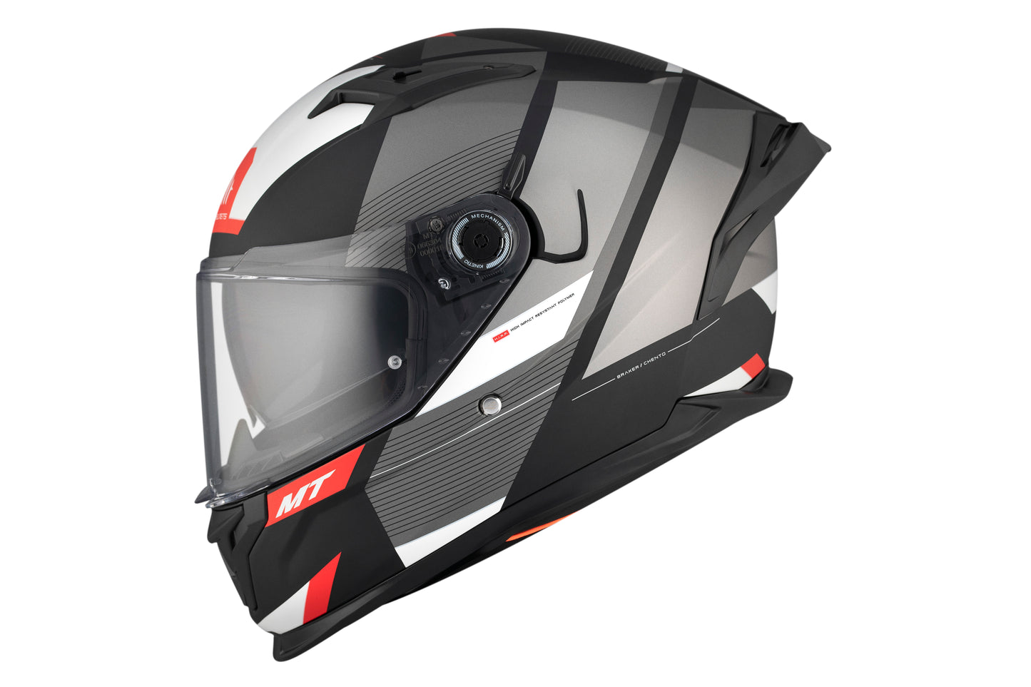 GREY & RED BRAKER SV CHENTO B0 MATTE