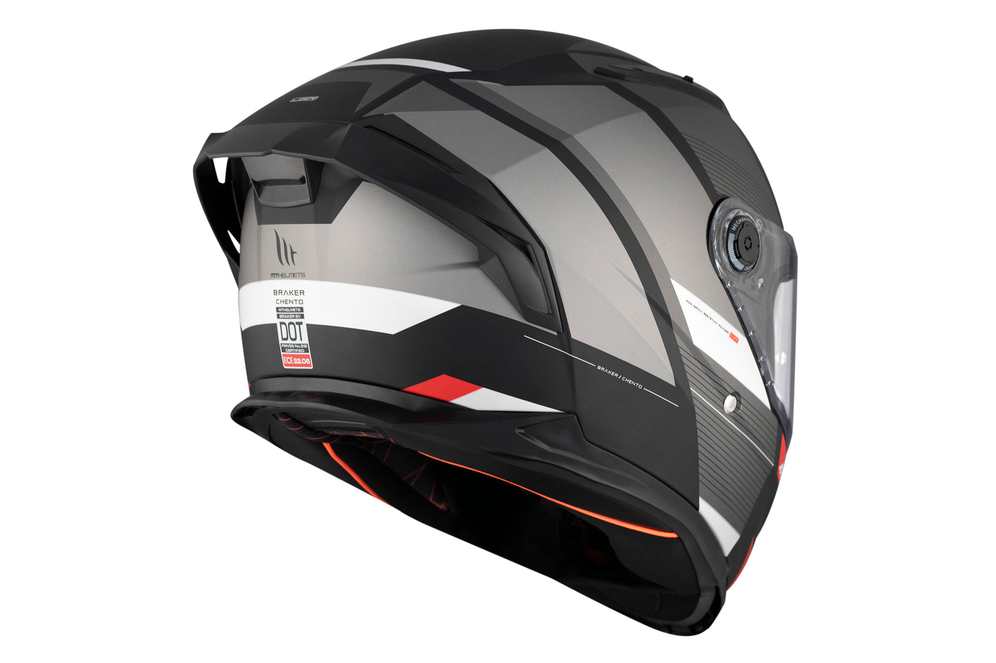 GREY & RED BRAKER SV CHENTO B0 MATTE