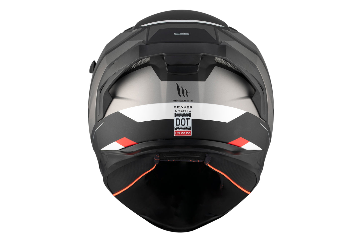 GREY & RED BRAKER SV CHENTO B0 MATTE