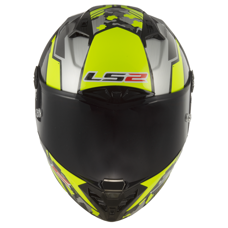 YELLOW GREY LS2 FF805 THUNDER C SPACE H-V