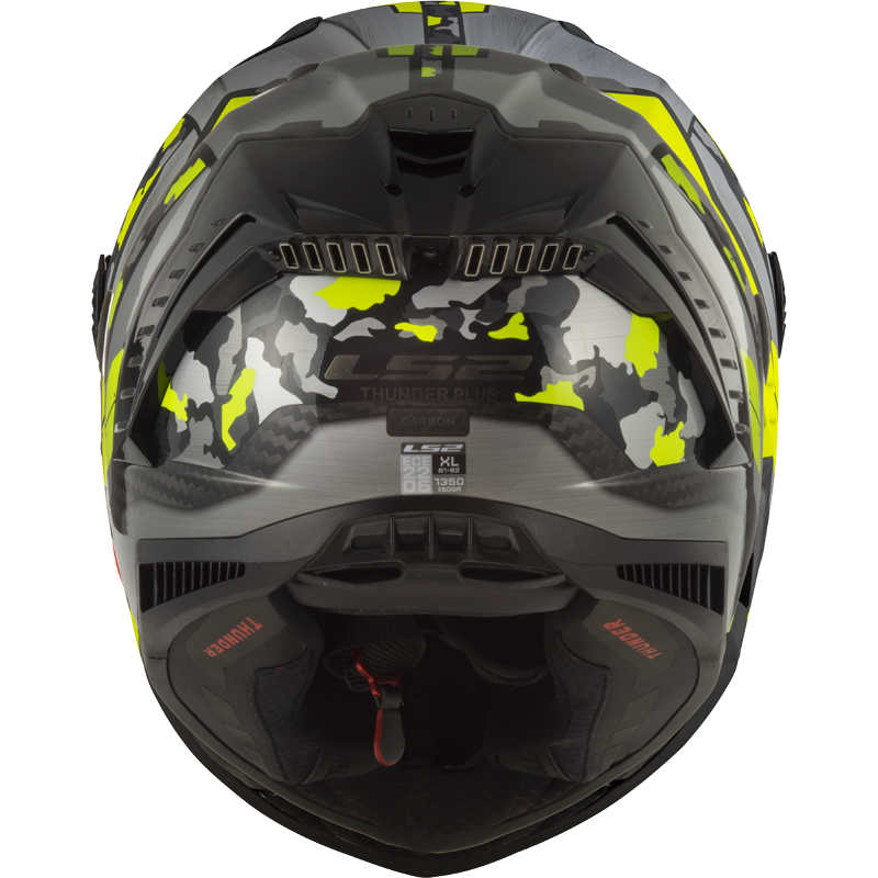 YELLOW GREY LS2 FF805 THUNDER C SPACE H-V