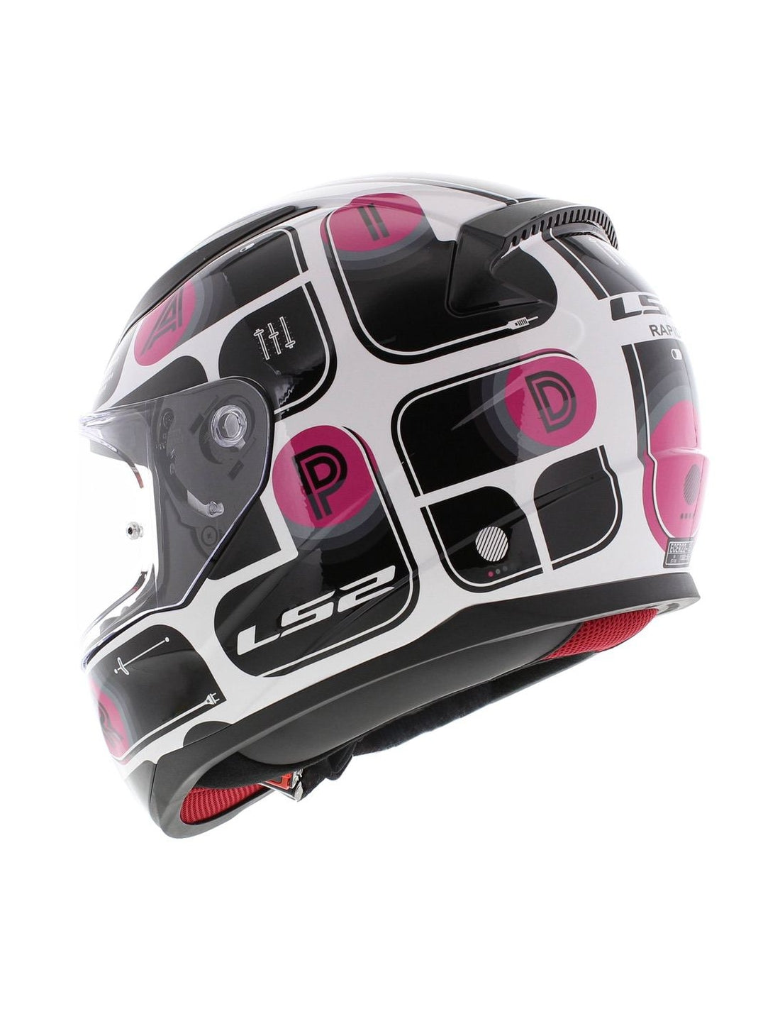 BLACK PINK LS2 FF353 RAPID BRICK GLOSS