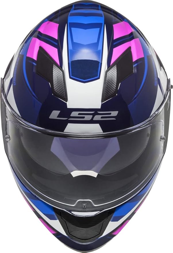 BLUE FLUO PINK LS2 FF320 STREAM EVO LOOP