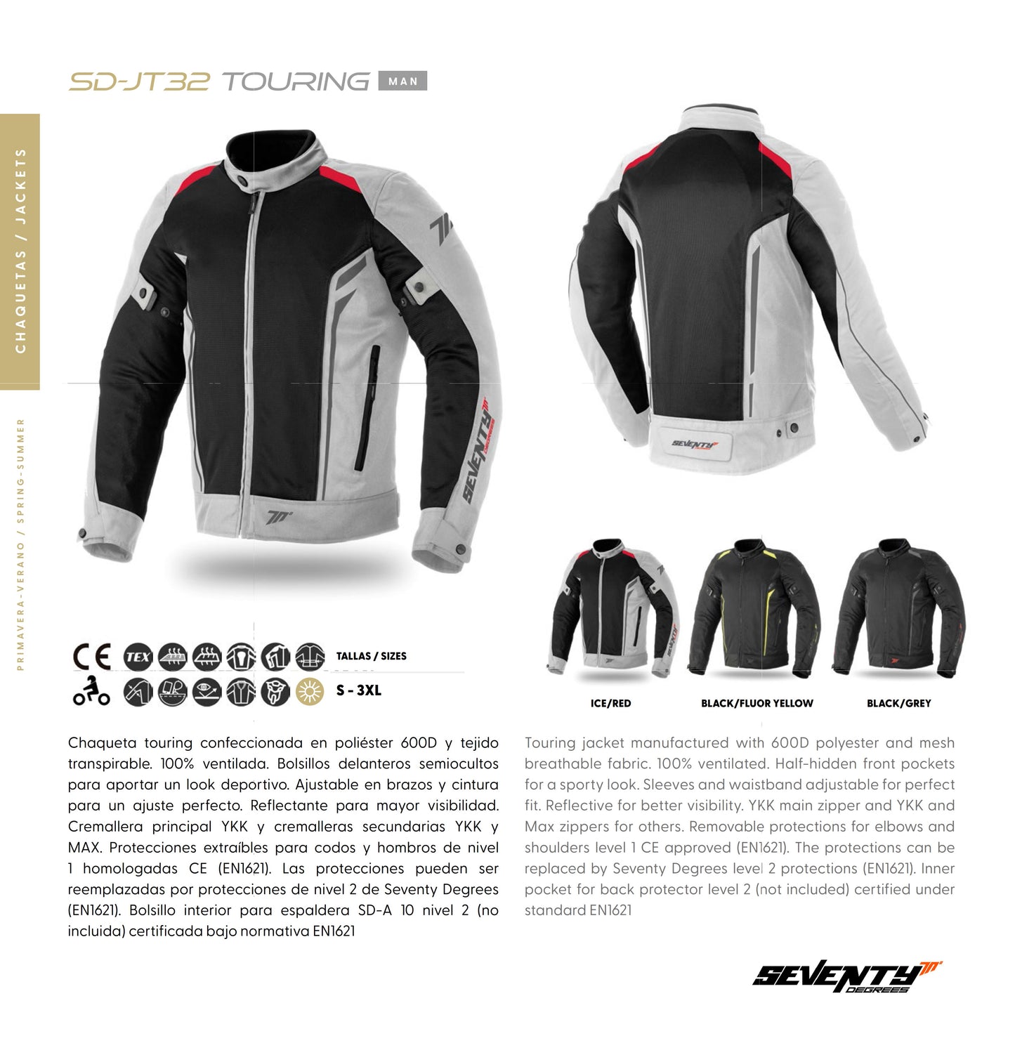 MENS SUMMER JACKET YELLOW SD-JT32 BY SEVENTY DEGREES