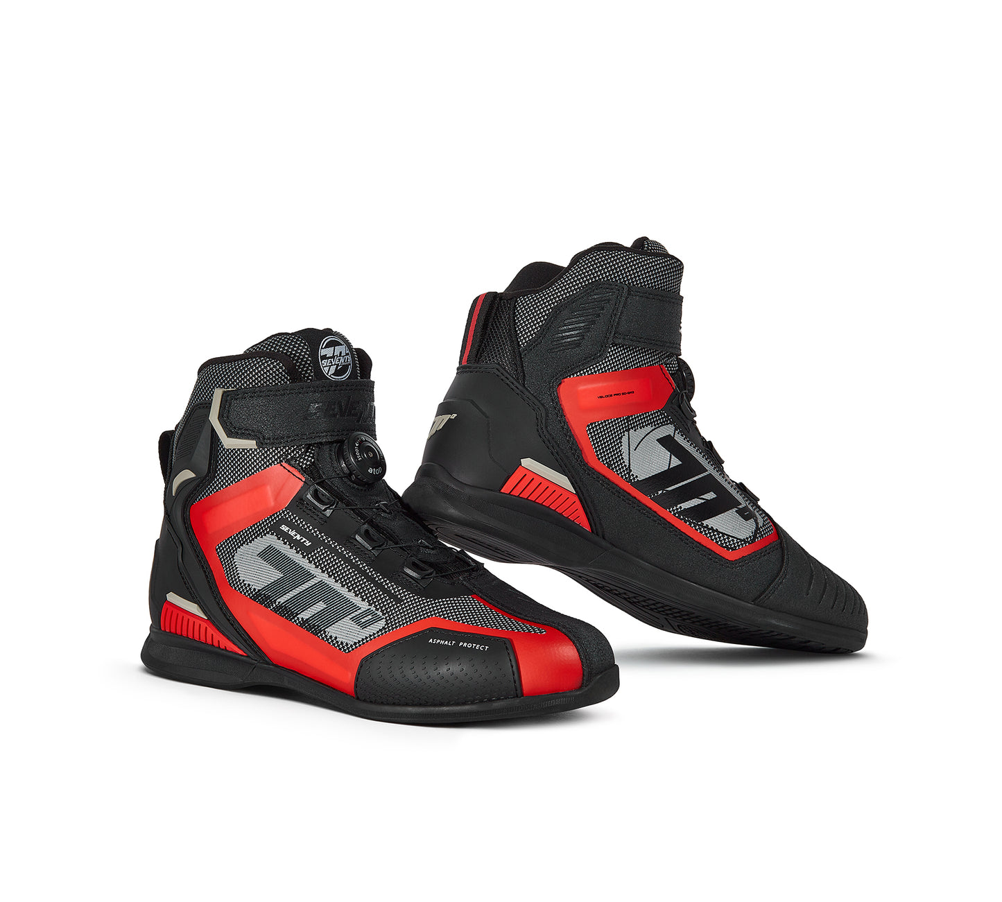 RED & BLACK RACING ANKLE BOOT SD-BR3