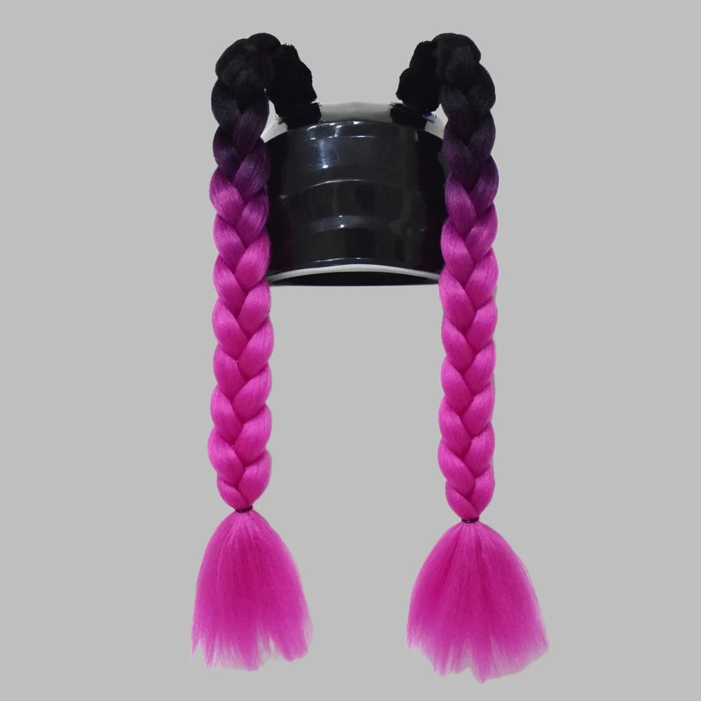 braided pigtails for motorcycle helmets Dual Braids for Helmet – Mola Moto