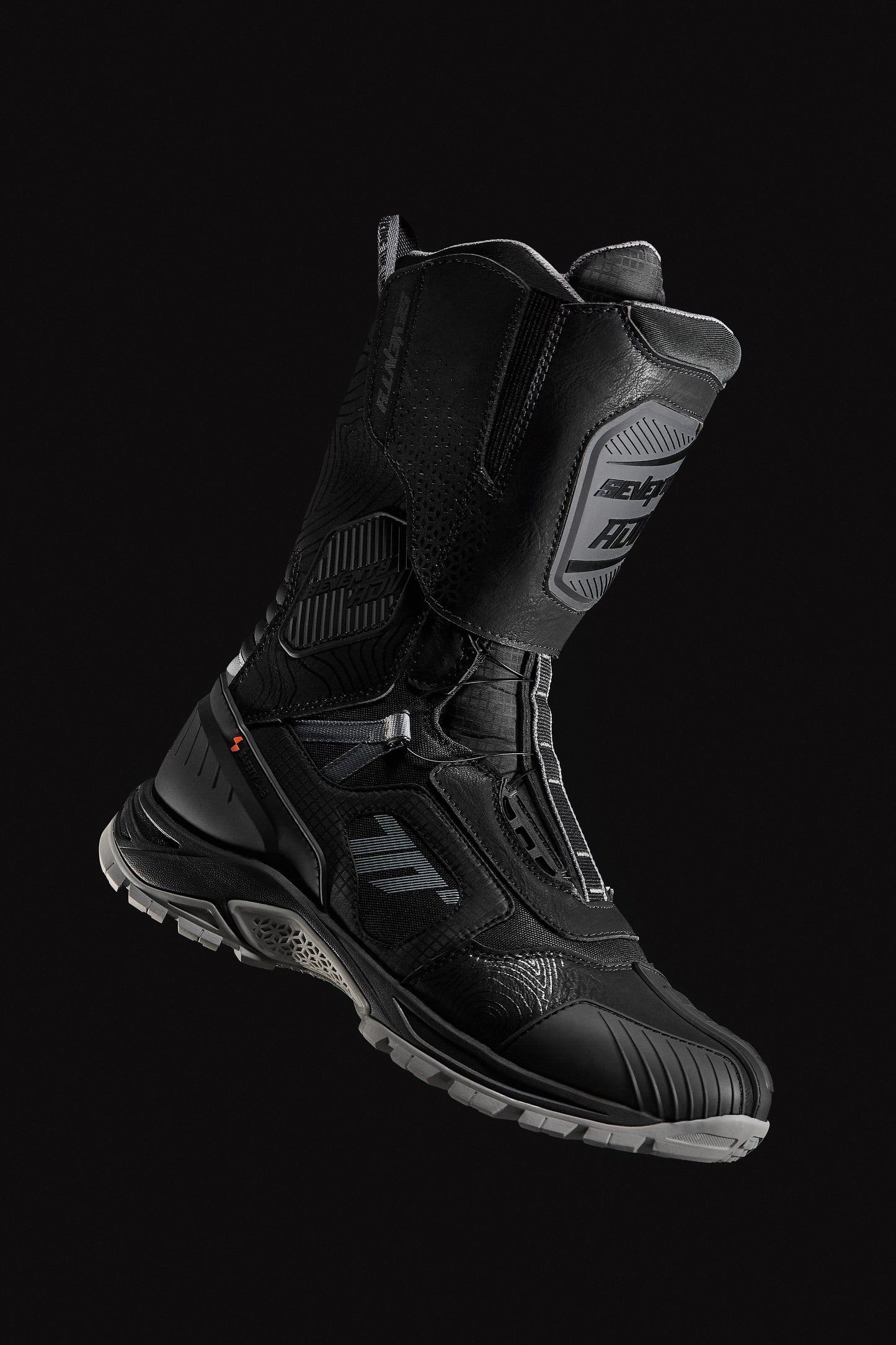 RED & BLACK UNISEX HIGH CUT BOOTS SD-BA6 BY SEVENTY DEGREES