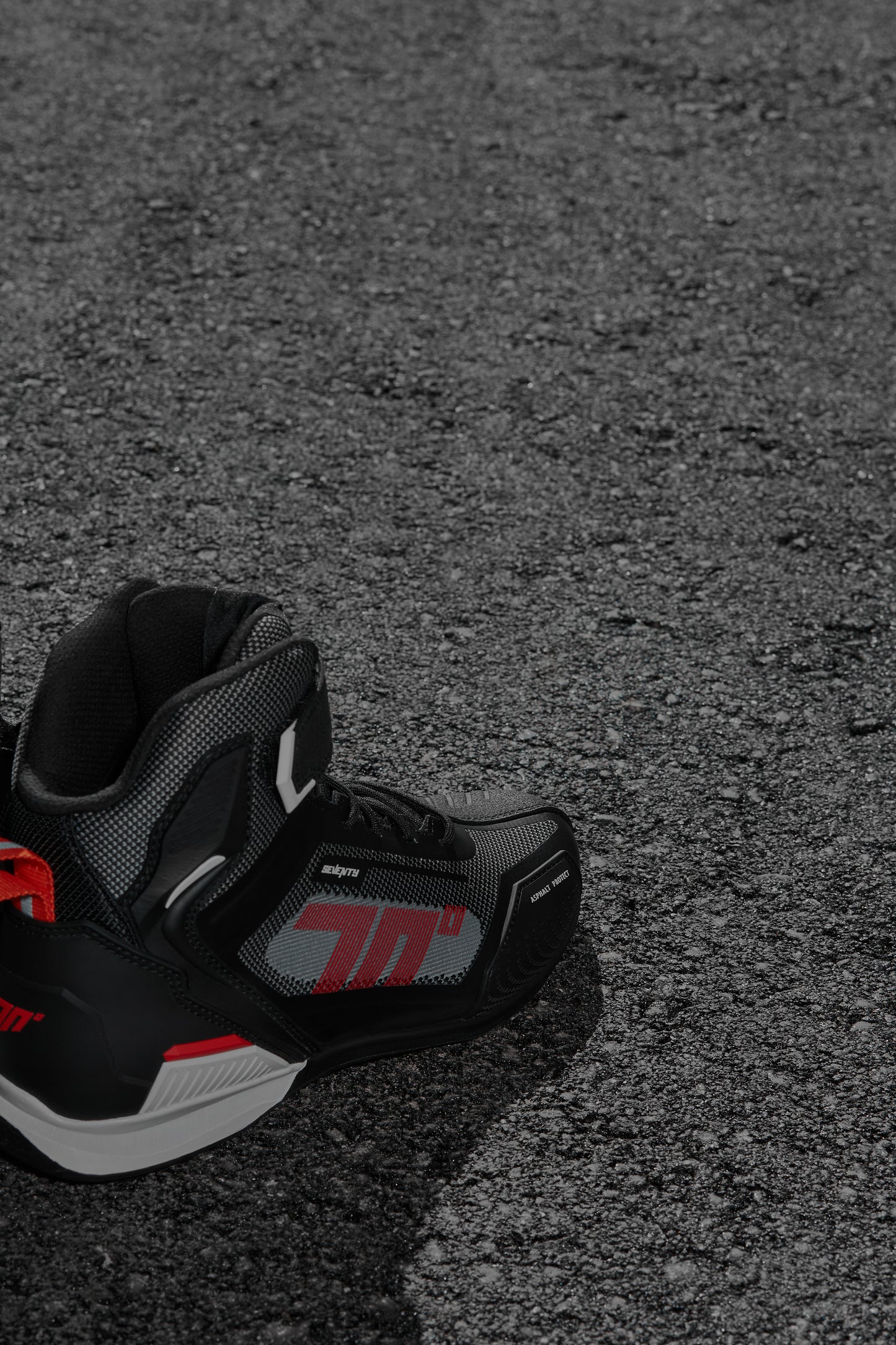 RED &BLACK UNISEX ANKLE BOOT SD-BR2
