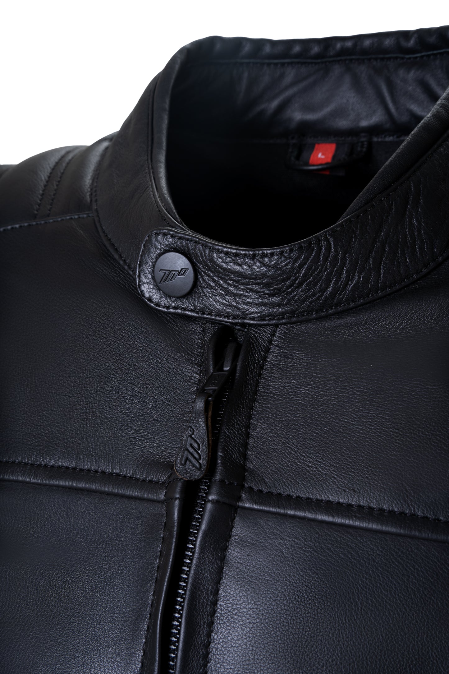 BLACK LEATHER JACKET SD-JL1 WINTER BY SEVENTY DEGREES