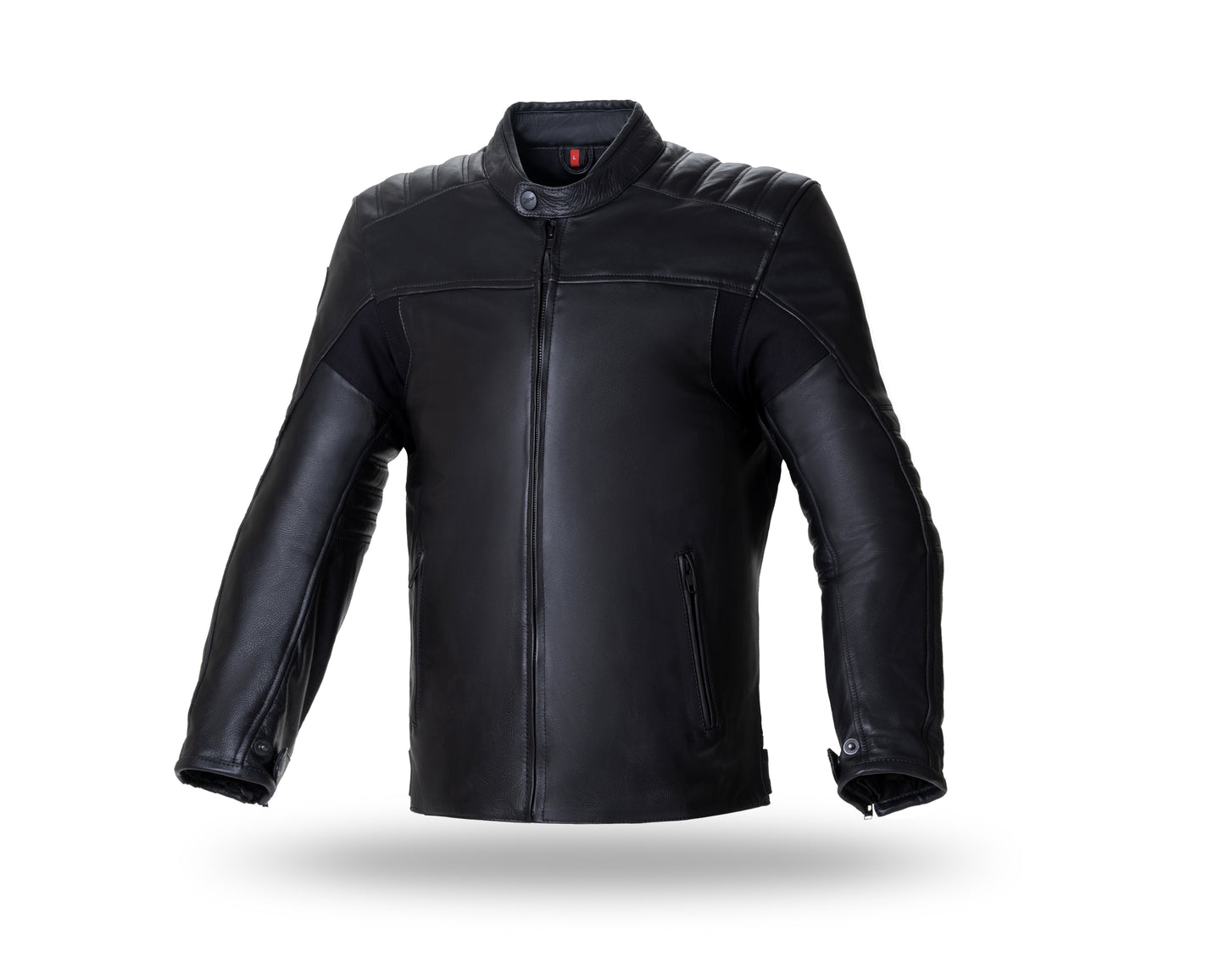 BLACK LEATHER JACKET SD-JL1 WINTER BY SEVENTY DEGREES