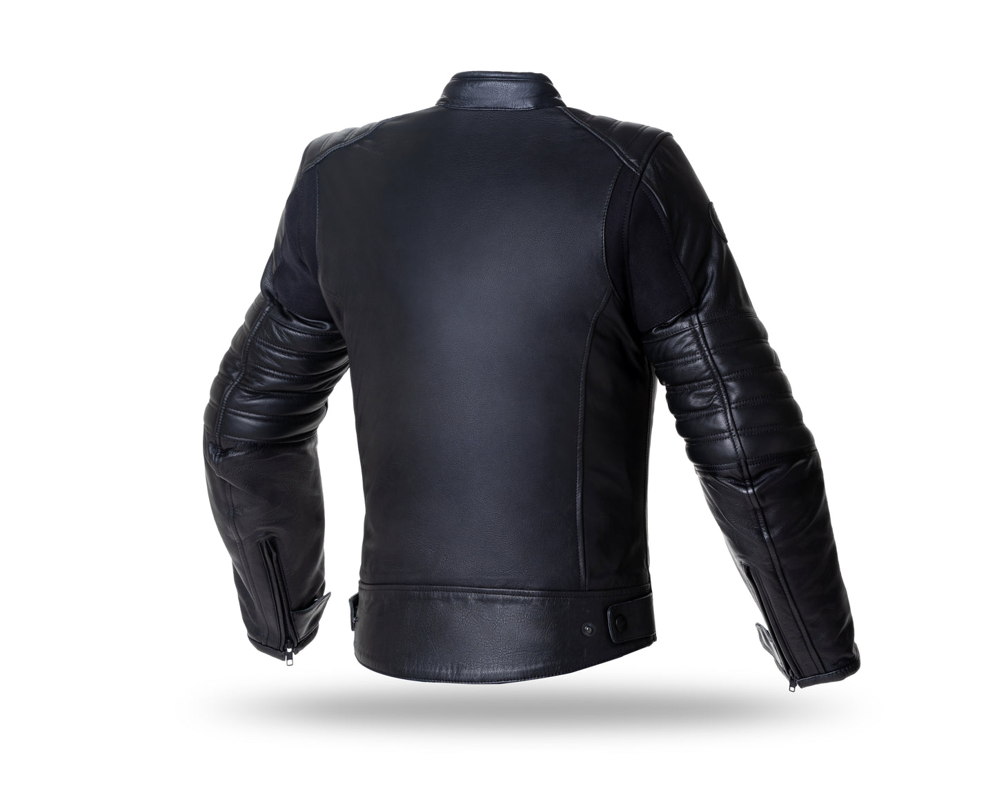 BLACK LEATHER JACKET SD-JL1 WINTER BY SEVENTY DEGREES