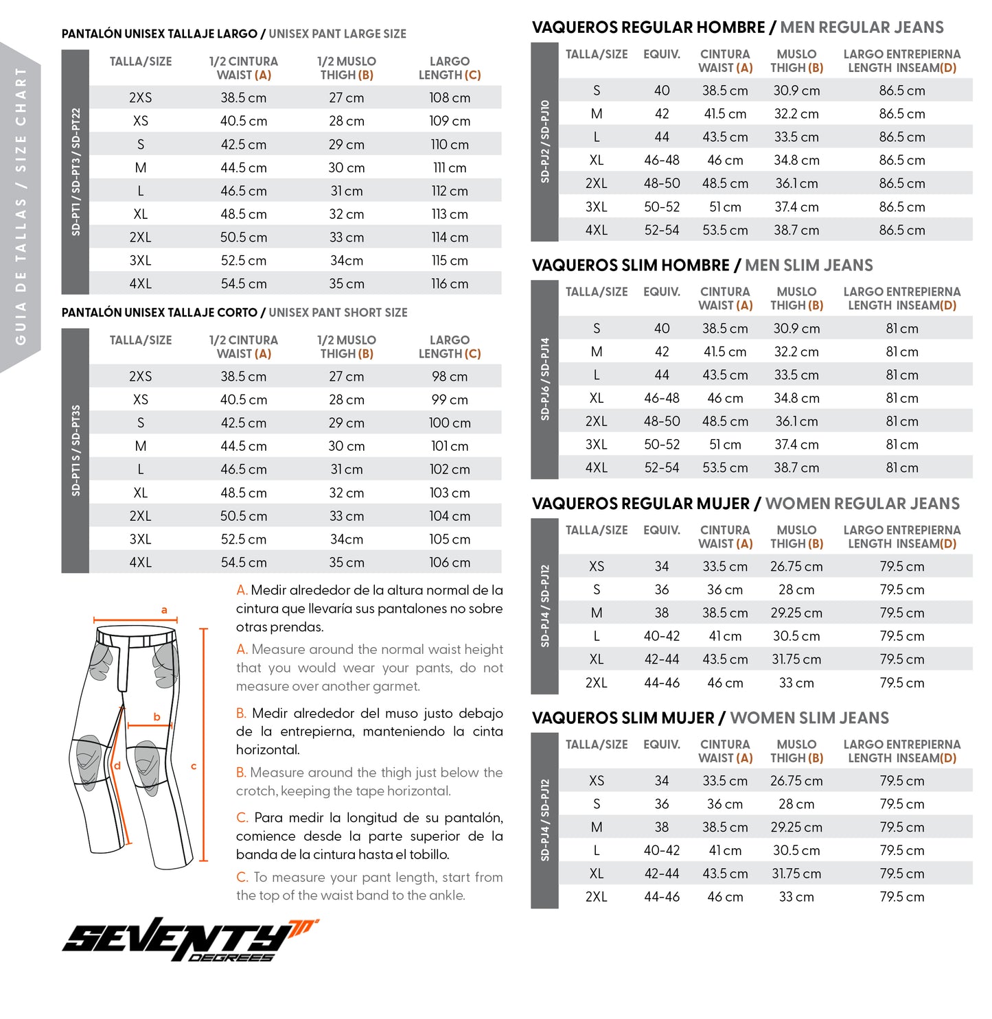 BLACK MENS REINFORCED JEANS SD-PJ2 BY SEVENTY DEGREES